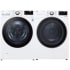LG LGWADREHWA4002W - Side-by-Side Washer &amp; Dryer Set with Smart Front Load Washer and Electric Dryer in White