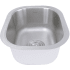 Nantucket Sinks Quidnet Collection NS1512 - 15 Inch Undermount Single Bowl Bar/Prep Sink with 18 Gauge Stainless Steel Front