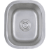 Nantucket Sinks Quidnet Collection NS1512 - 15 Inch Undermount Single Bowl Bar/Prep Sink with 18 Gauge Stainless Steel Front