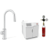 Zip ARCPLUSCS120VBR - HydroTap Chilled, Sparkling for Residential and Small Commercial - Kitted Base Module with 1.5 lb CO2 and Regulator with Arc Plus Tap - Brushed Chrome