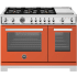 Bertazzoni Professional Series PRO486BTFEPART - 48 Inch Freestandig Dual Fuel Range in Front View