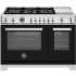 Bertazzoni Professional Series PRO486BTFEPNET - 48 Inch Freestandig Dual Fuel Range in Front View