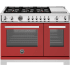 Bertazzoni Professional Series PRO486BTFEPROT - 48 Inch Freestandig Dual Fuel Range in Front View