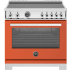 Bertazzoni Professional Series PRO365ICFEPART - 36 Inch Freestanding Induction Range with 5 Elements in Front View