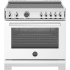 Bertazzoni Professional Series PRO365ICFEPBIT - 36 Inch Freestanding Induction Range with 5 Elements in Front View