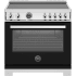 Bertazzoni Professional Series PRO365ICFEPNET - 36 Inch Freestanding Induction Range with 5 Elements in Front View