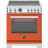Bertazzoni Professional Series PRO304IFEPART - 30 Inch Freestanding Induction Range with 4 Elements in Front View