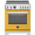 Bertazzoni Professional Series PRO304IFEPGIT - 30 Inch Freestanding Induction Range with 4 Elements in Front View