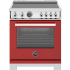 Bertazzoni Professional Series PRO304IFEPROT - 30 Inch Freestanding Induction Range with 4 Elements in Front VIew