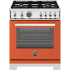 Bertazzoni Professional Series PRO304BFGMART - 30 Inch Freestanding Gas Range with 4 Sealed Burners in Front View