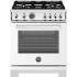 Bertazzoni Professional Series PRO304BFGMBIT - 30 Inch Freestanding Gas Range with 4 Sealed Burners in Front View