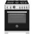 Bertazzoni Professional Series PRO304BFGMNET - 30 Inch Freestanding Gas Range with 4 Sealed Burners in Front View