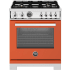 Bertazzoni Professional Series PRO304BFEPART - 30 Inch Freestanding Dual Fuel Range with 4 Sealed Burners in Front View