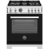 Bertazzoni Professional Series PRO304BFEPNET - 30 Inch Freestanding Dual Fuel Range with 4 Sealed Burners in Front View