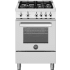 Bertazzoni Professional Series PRO244GASXV - 24 Inch Freestanding Gas Range with 4 Sealed Burners in Front View
