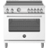 Bertazzoni Master Series MAS365INMBIV - 36 Inch Freestanding Induction Range with 5 Elements in Front View