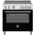 Bertazzoni Master Series MAS365INMNEV - 36 Inch Freestanding Induction Range with 5 Elements in Front View