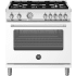Bertazzoni Master Series MAS365DFMBIVLP - 36 Inch Freestanding Dual Fuel Range with 5 Sealed Burners
