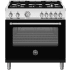 Bertazzoni Master Series MAS365DFMNEV - 36 Inch Freestanding Dual Fuel Range with 5 Sealed Burners