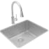 Elkay Crosstown Collection ECTRU21179TFCC - 18 1/2 Inch Single Bowl Undermount Sink &amp; Faucet Kit