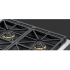 Fulgor Milano F6BG30BCI - 30 Inch Back Guard - Cast Iron Island Trim