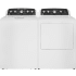 GE GEWADRGSWWB485A - Side-by-Side Washer &amp; Dryer Set with Front Load Washer and Gas Dryer in White