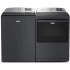 Maytag MGWADRERF7205 - Side-by-Side Washer &amp; Dryer Set with Top Load Washer and Electric Dryer in Midnight Steel