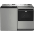 Maytag MGWADRGRR7200 - Side-by-Side Washer &amp; Dryer Set with Top Load Washer and Gas Dryer in Classic Silver
