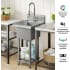 Kraus Standart PRO Series KHS23119 - 19 Inch Stainless Steel Laundry Utility Sink