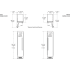 Bertazzoni REF18FCIPIXL23 - Dimension