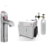 Zip CLASSICBCS240VBR - HydroTap Boiling, Chilled, Sparkling for Large Commercial - Kitted Base Module with 5 lb CO2 and Regulator with Classic Tap - Brushed Chrome