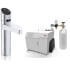 Zip ELITEPLUSBCS240VBR - HydroTap Boiling, Chilled, Sparkling for Large Commercial - Kitted Base Module with 5 lb CO2 and Regulator with Elite Plus Tap - Brushed Chrome