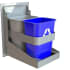 Alfresco AXETC2DSC - Dual Roll-Out Trash &amp; Recycle Bin