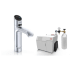 Zip CLASSICPLUSBCS240VBR - Zip HydroTap Boiling, Chilled, Sparkling for Large Commercial - Kitted Base Module with 5 lb CO2 and Regulator with Classic Plus Tap - Brushed Chrome
