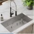 Elkay Crosstown Collection ECTRU30179RTFBC - 18 1/2 Inch Single Bowl Undermount Sink &amp; Faucet Kit