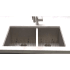 ZLINE SR60D36S - 36 Inch Undermount Double Bowl Scratch Resistant Stainless Steel Kitchen Sink