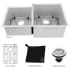ZLINE Jackson SRDL32S - 32 Inch Undermount Double Basin Kitchen Sink