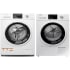 Koolmore FLWADREWH3C - Side by Side Washer &amp; Dryer Set with Front Load Washer and Heat Pump Dryer in White
