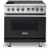 Viking 5 Series VIR53626BANBB - 36 Inch Induction Self-Clean Range With 6 Burners