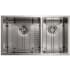 ZLINE SR60D33S - 33 Inch Undermount Double Bowl Scratch Resistant Stainless Steel Kitchen Sink