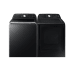 Samsung SAWADRGAV35002 - Side by Side Washer &amp; Dryer Set with Top Load Washer and Gas Dryer in Brushed Black