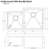 ZLINE Jackson SRDL32S - 32 Inch Undermount Double Basin Kitchen Sink