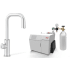 Zip CUBEPLUSBCS240VBR - HydroTap Boiling, Chilled, Sparkling for Large Commercial - Kitted Base Module with 5 lb CO2 and Regulator with Cube Plus Tap - Brushed Chrome