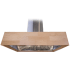 ZLINE 681IM30 - Solid-piece Butcher Block with Maple Finish with Brushed Stainless Steel Insert