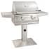 Fire Magic Choice CMA430S CMA430SRT1PP6 - 24" Patio Post Grill With Analog Thermometer And 1-hour Timer