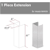 ZLINE 8KF2SE - 1-Piece Chimney Extension