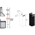 ZLINE 1PCEXTBS655N - Dimension