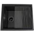 Nantucket Sinks PR2219PSBL - 22 Inch Dualmount Workstation Sink