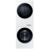 Samsung BESPOKE WH46DBH100EW - Bespoke 4.6 cu. ft. Large Capacity Single Unit AI Laundry Hub™ Washer with Steam Wash and 7.6 cu. ft. Electric Dryer in White