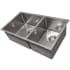 ZLINE SR60D33S - 33 Inch Undermount Double Bowl Scratch Resistant Stainless Steel Kitchen Sink
